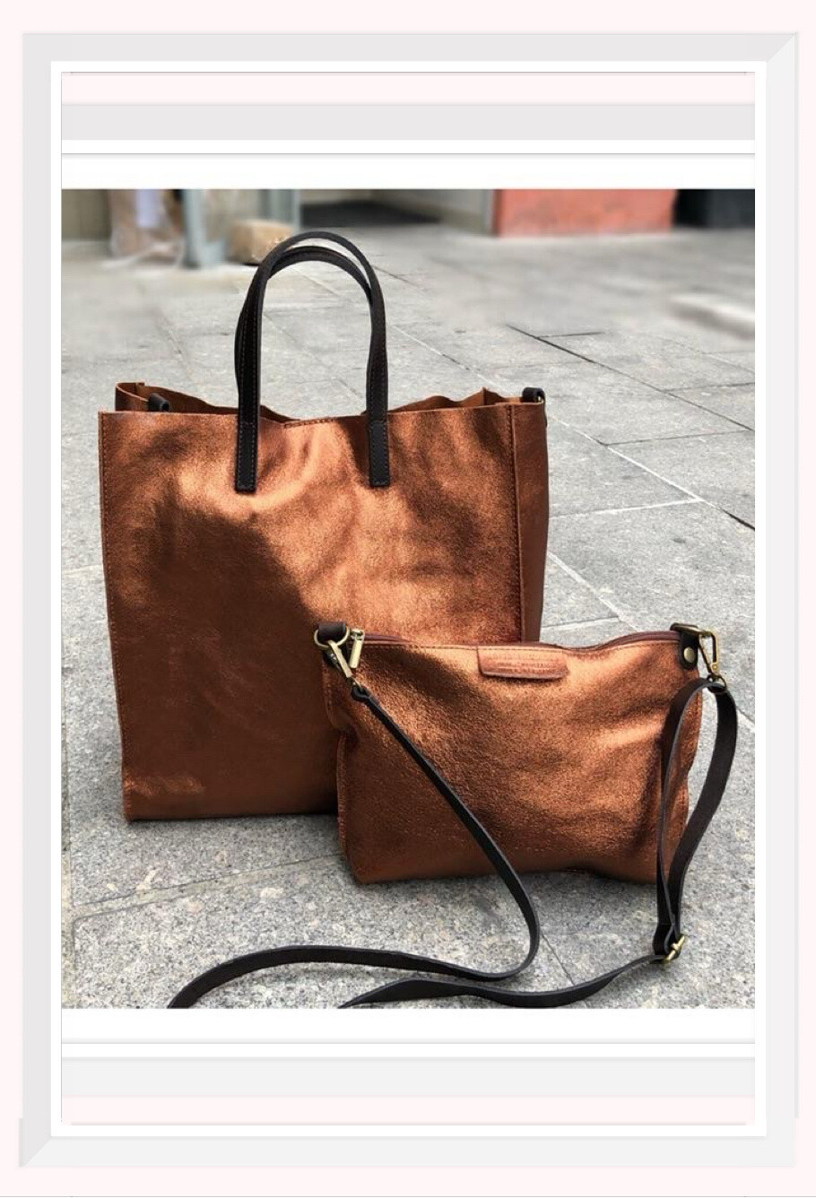 Grossiste Z & Z - Sac à main en cuir irisé