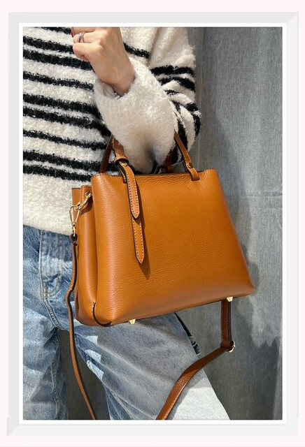 Wholesaler Z & Z - Grained leather handbag compartmentalized model