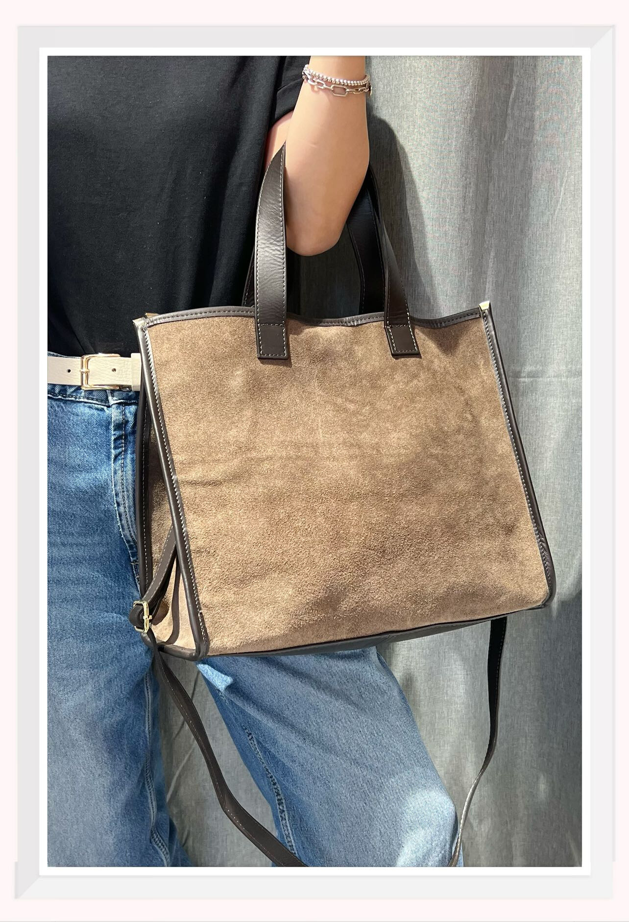 Grossiste Z & Z - Sac à main en daim