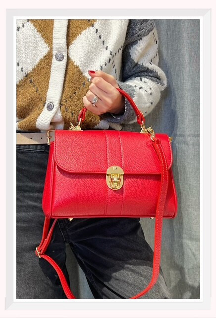 Wholesaler Z & Z - Grained leather handbag Two compartments