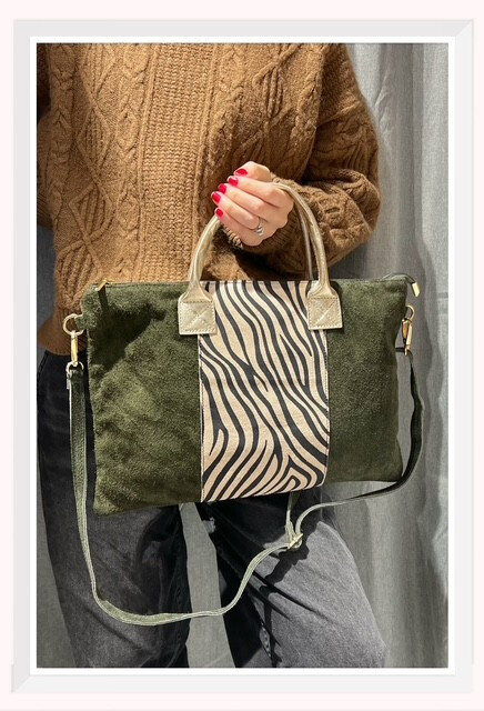 Wholesaler Z & Z - Suede handbag