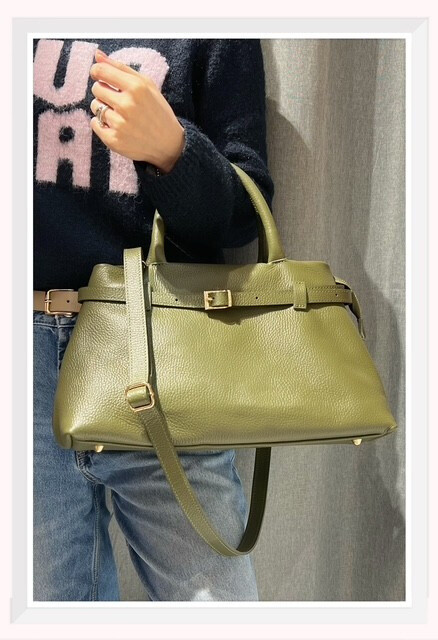 Wholesaler Z & Z - Grained leather handbag