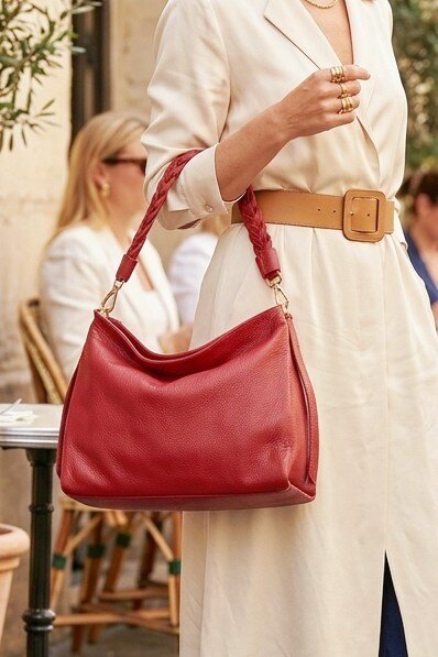 Großhändler Z & Z - Handtasche aus genarbtem Leder