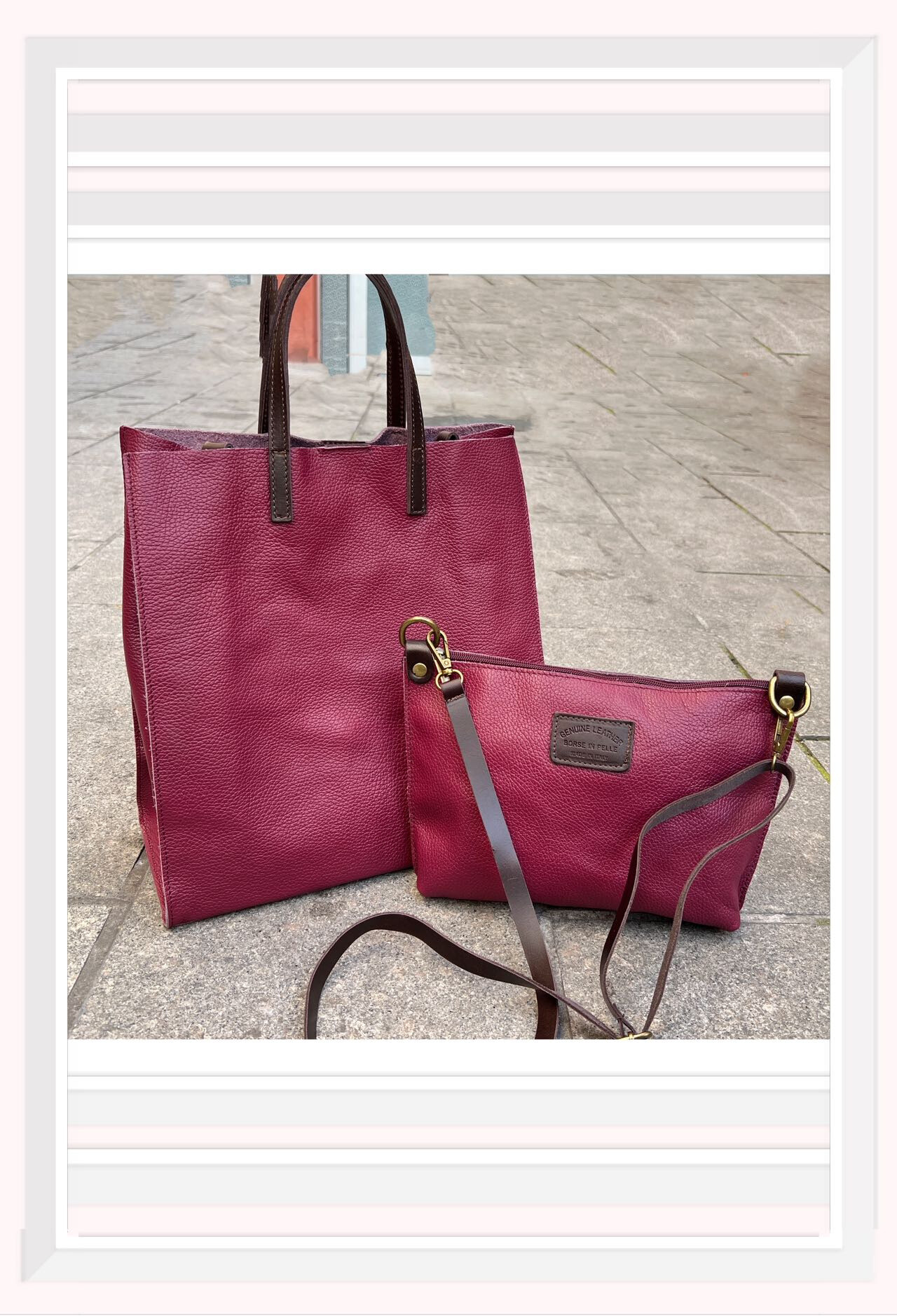 Grossiste Z & Z - Sac à main en cuir grainé