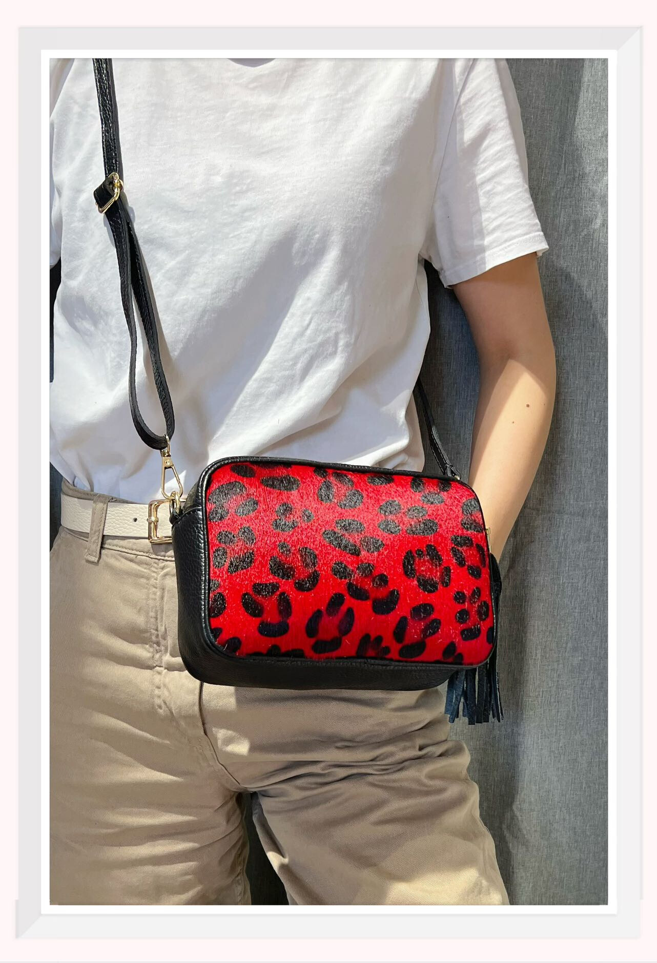 Wholesaler Z & Z - Shoulder bag in animal pattern or plain leather