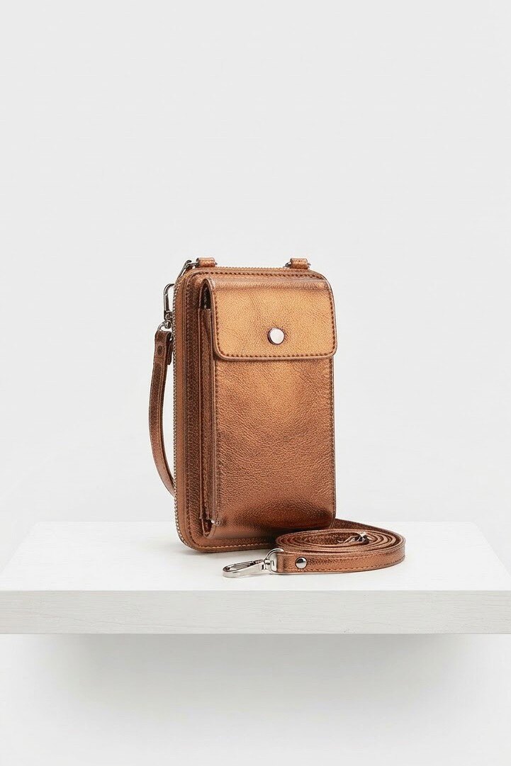 Grossista Z & Z - Borsa portafoglio in pelle iridescente