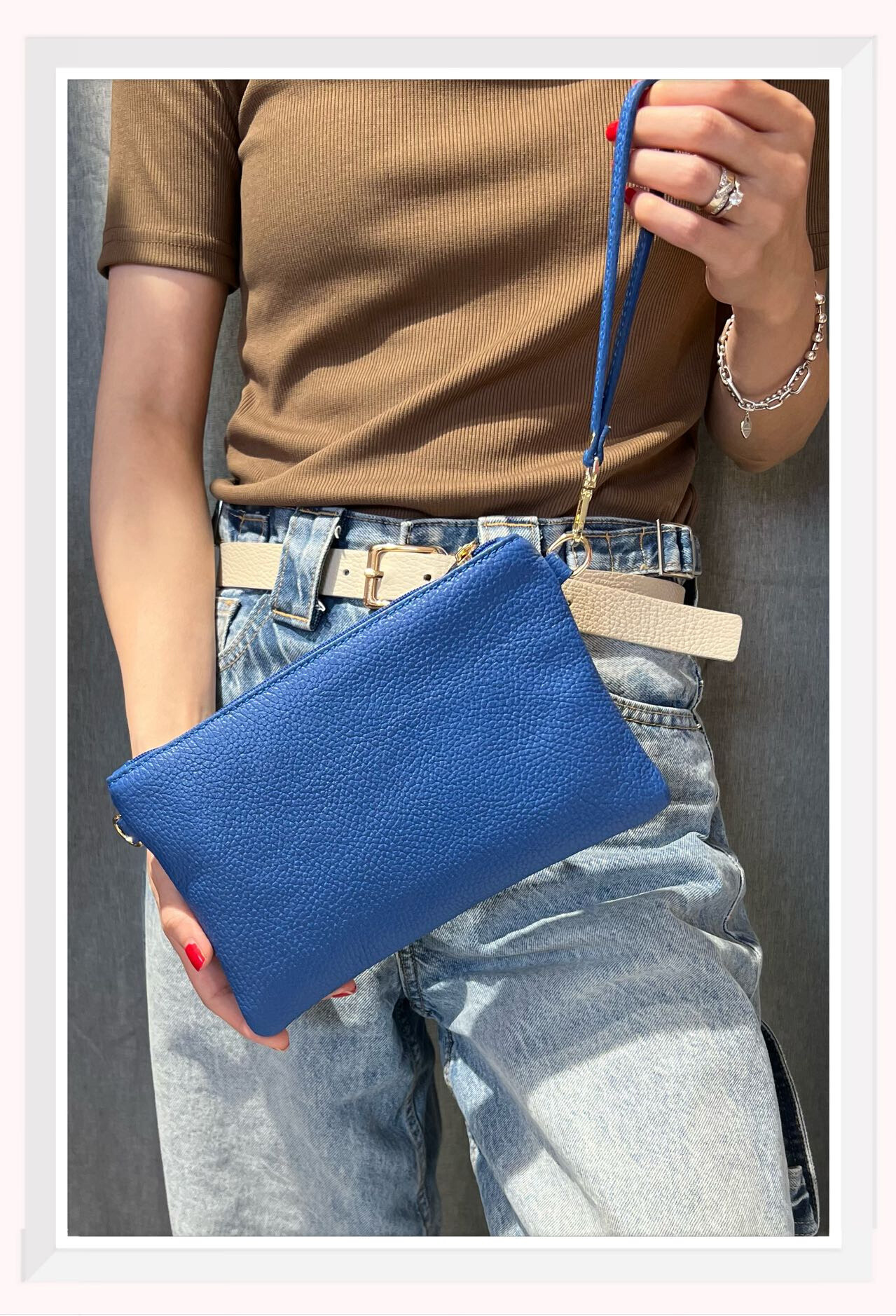 Wholesaler Z & Z - Grained leather shoulder bag