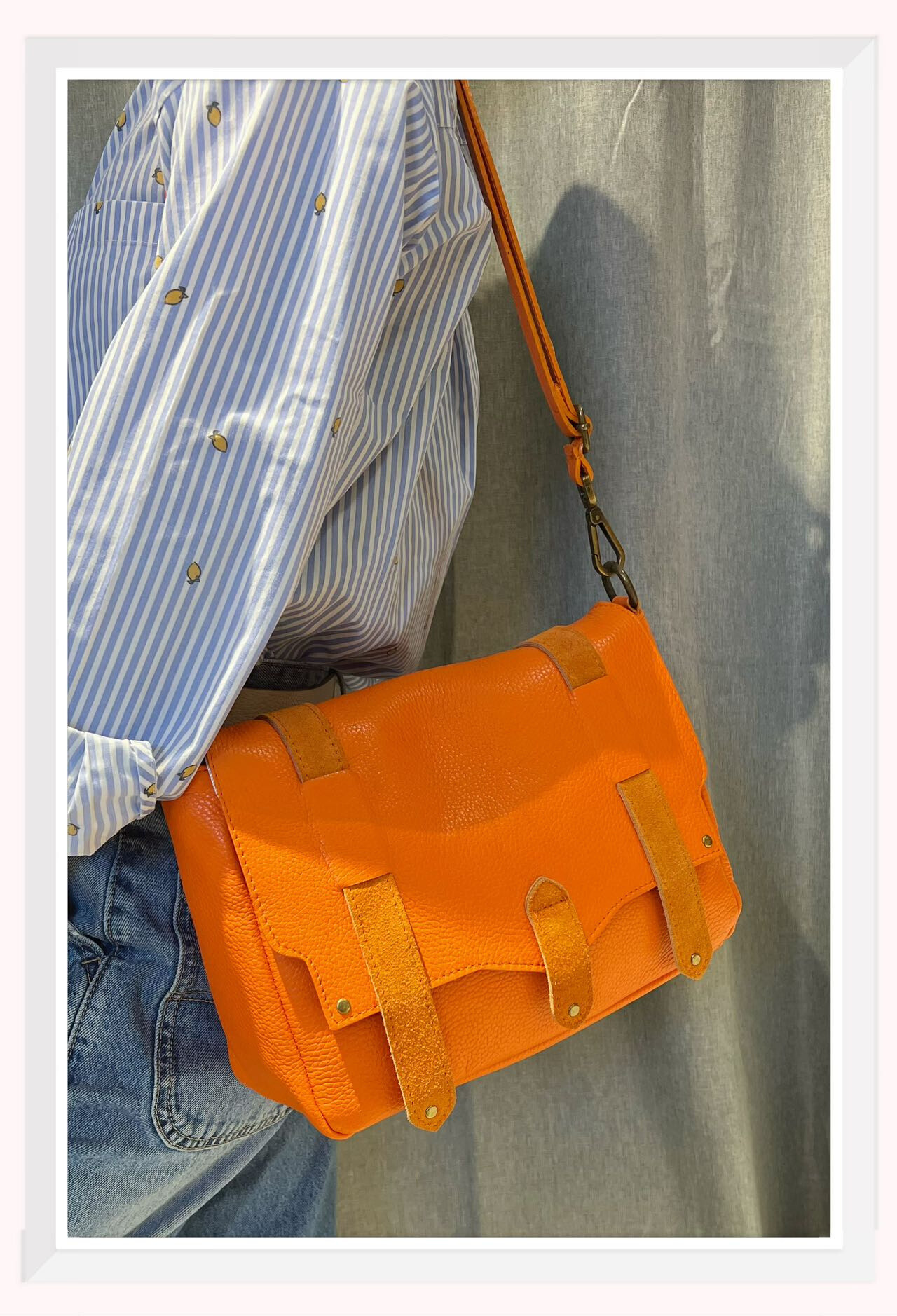 Grossiste Z & Z - Sac à bandoulière en cuir grainé