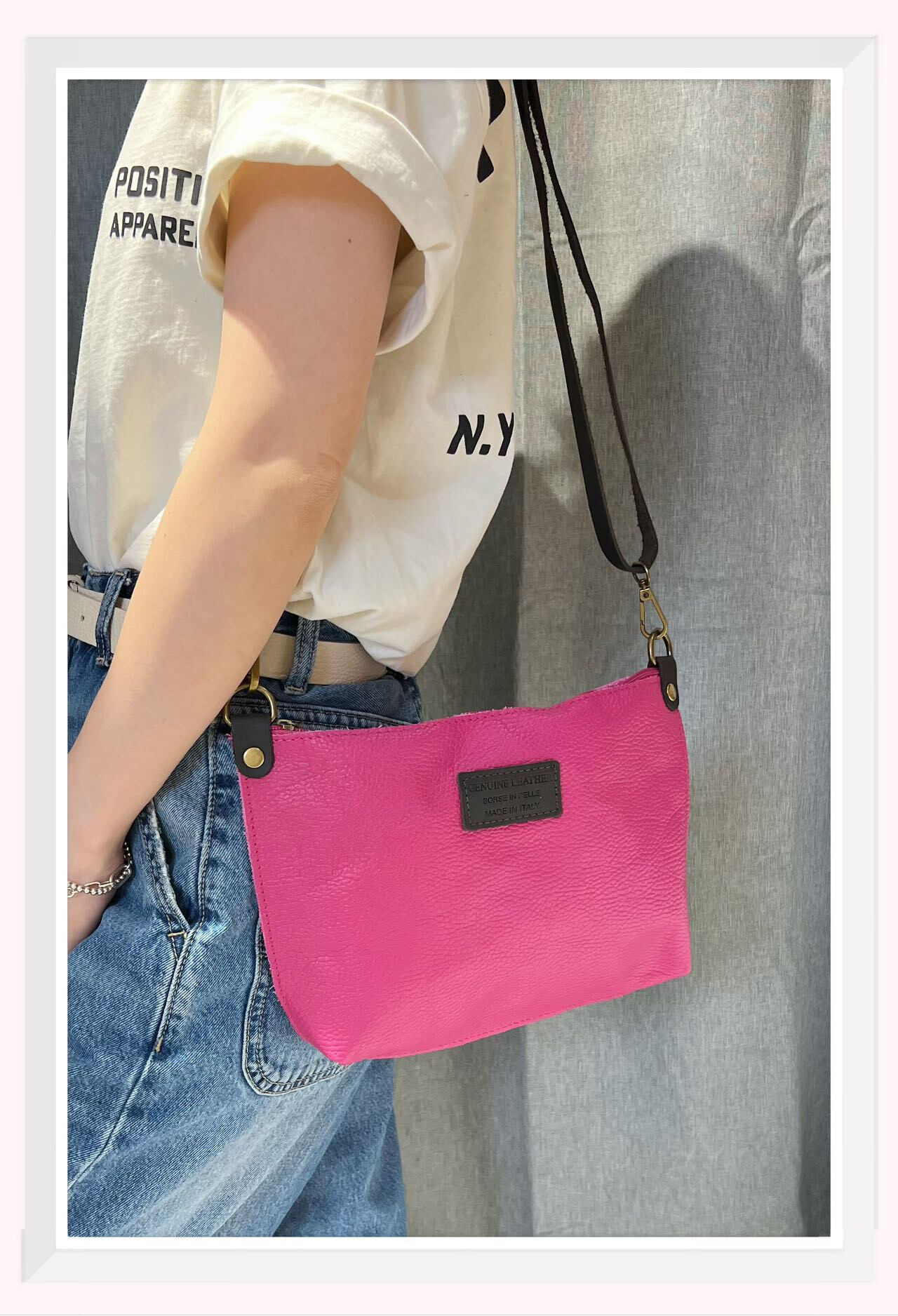 Grossiste Z & Z - Sac à bandoulière en cuir grainé