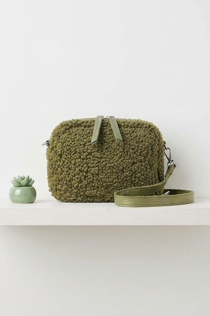 Wholesaler Z & Z - Faux fur and leather shoulder bag