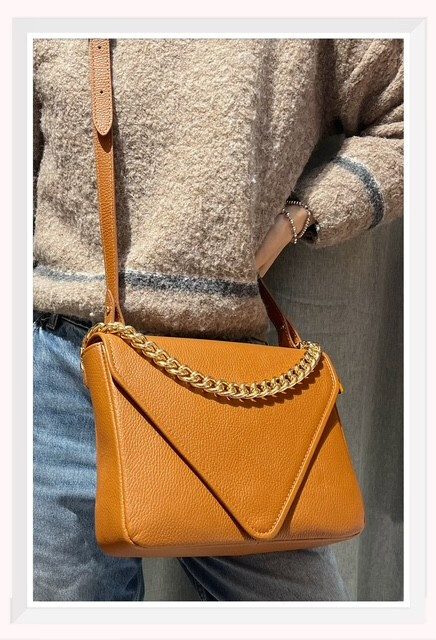 Grossiste Z & Z - Sac à bandoulière en cuir grainé