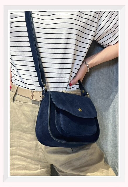Wholesaler Z & Z - Suede messenger bag
