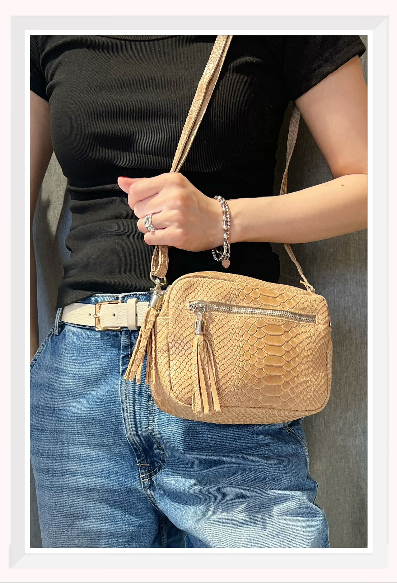 Wholesaler Z & Z - Leather shoulder bag