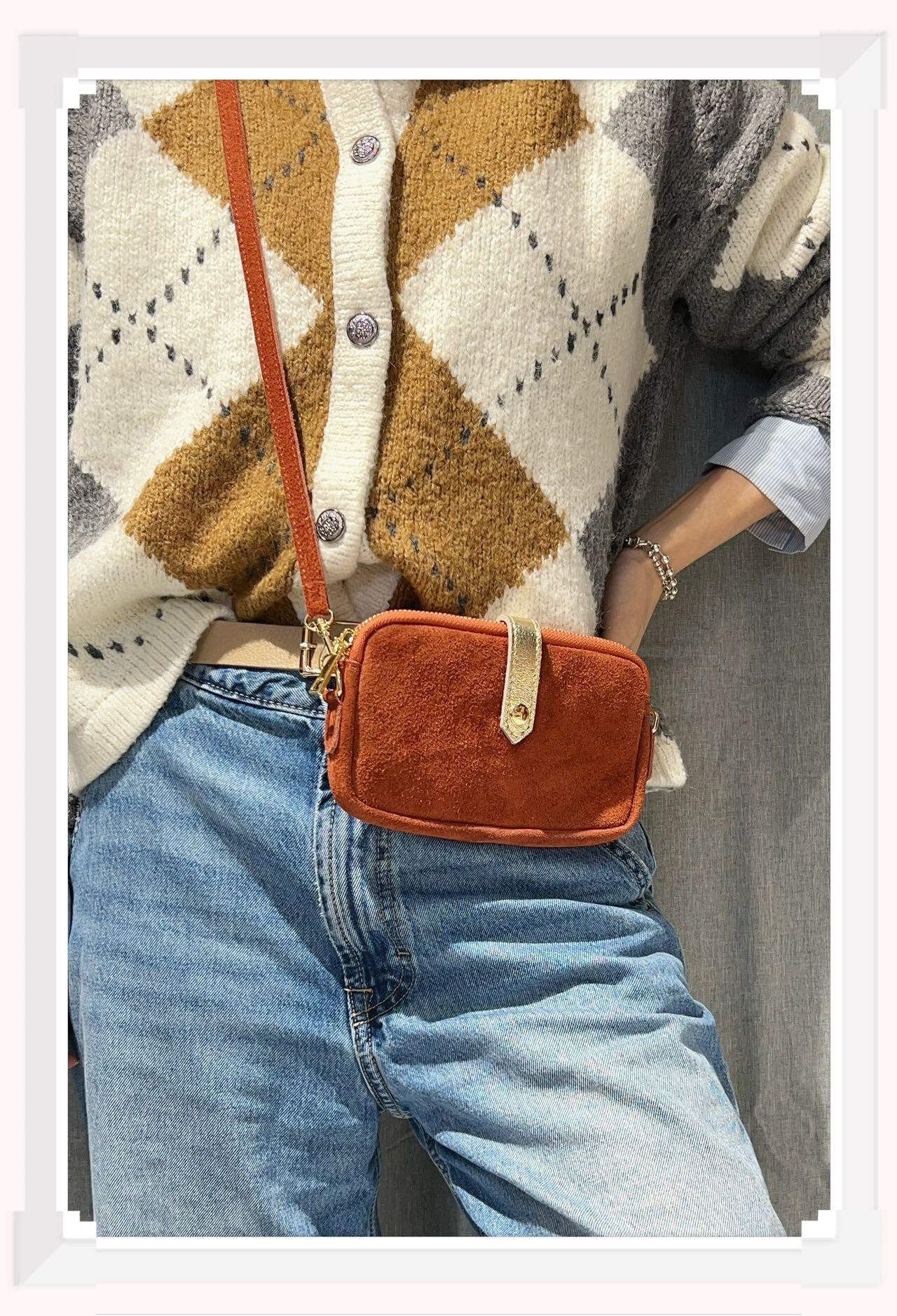 Wholesaler Z & Z - Portable suede bag