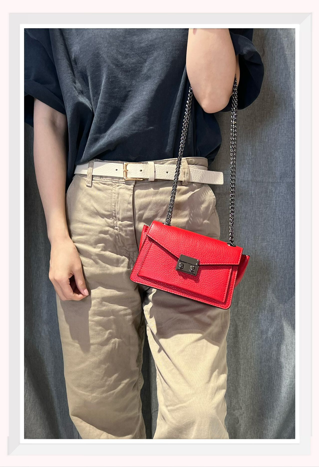 Wholesaler Z & Z - Small grained leather shoulder bag