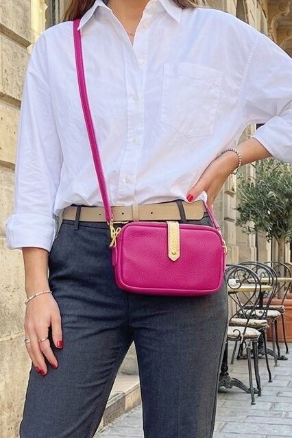 Grossista Z & Z - Borsa portatile in pelle martellata