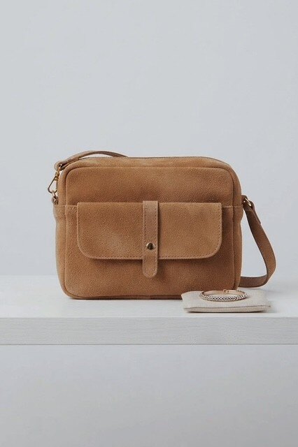 Wholesaler Z & Z - Suede shoulder bag