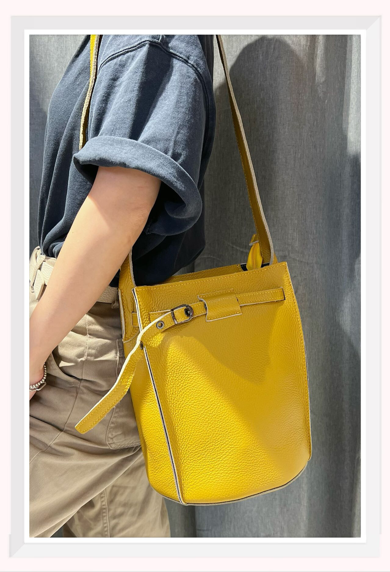 Grossiste Z & Z - Sac à bandoulière en cuir grainé