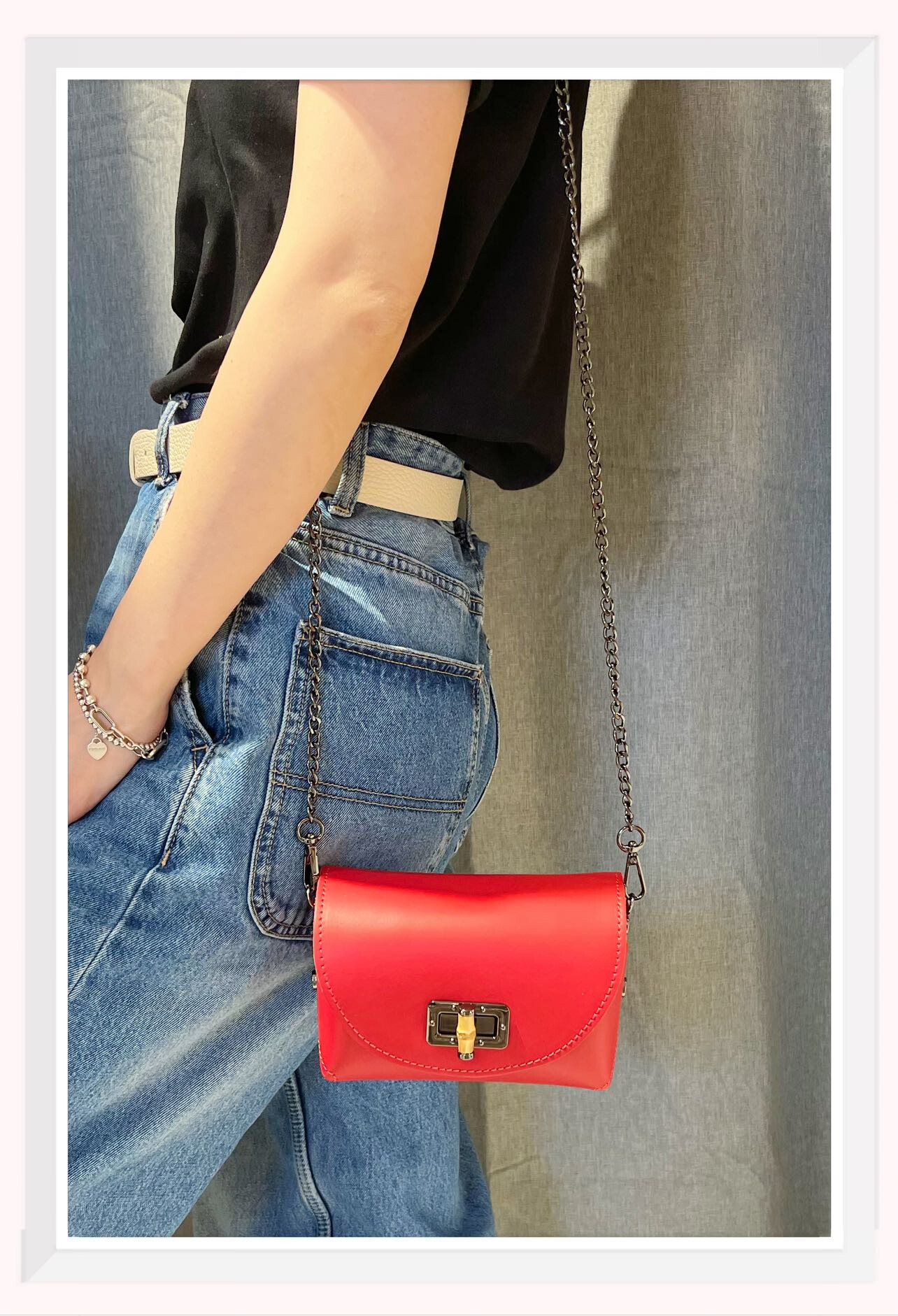 Wholesaler Z & Z - Smooth leather shoulder bag