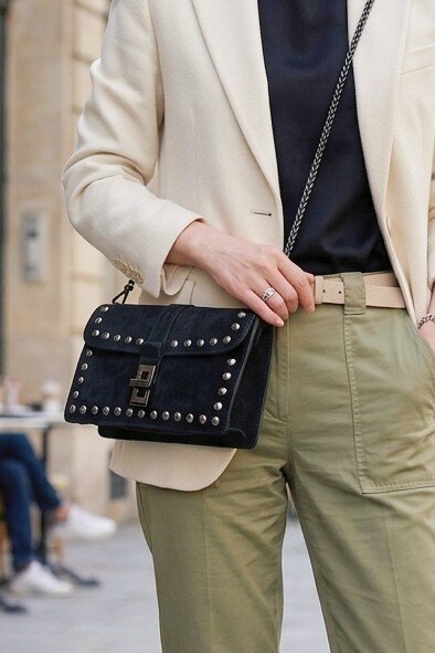 Grossiste Z & Z - Sac à bandoulière en daim
