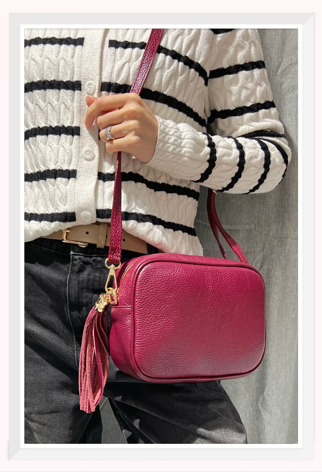 Wholesaler Z & Z - Grained leather shoulder bag