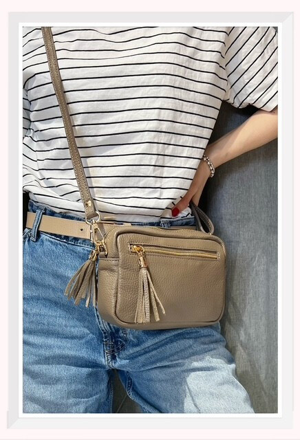 Wholesaler Z & Z - Grained calfskin leather shoulder bag