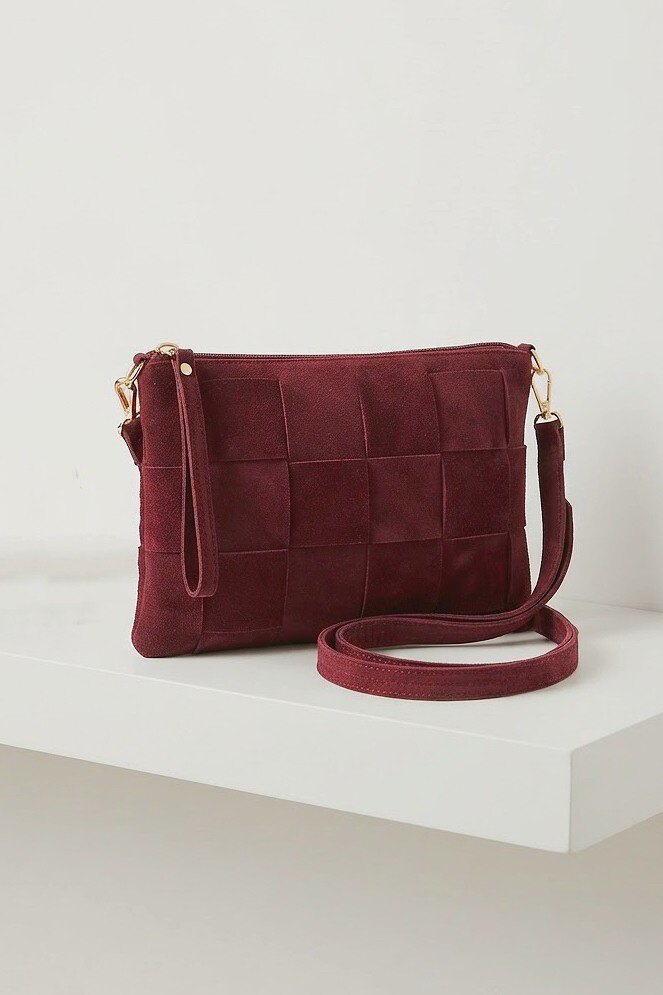 Grossista Z & Z - Pochette in camoscio intrecciato