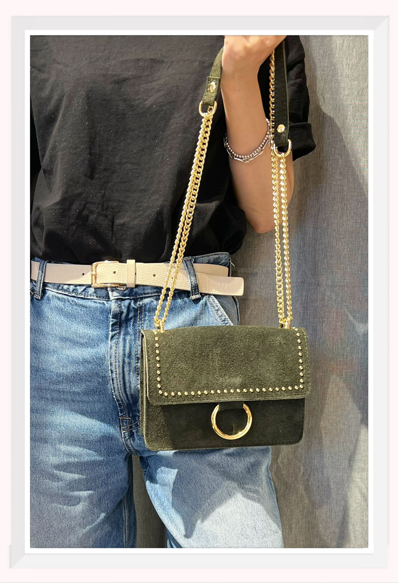 Wholesaler Z & Z - Suede strap bag