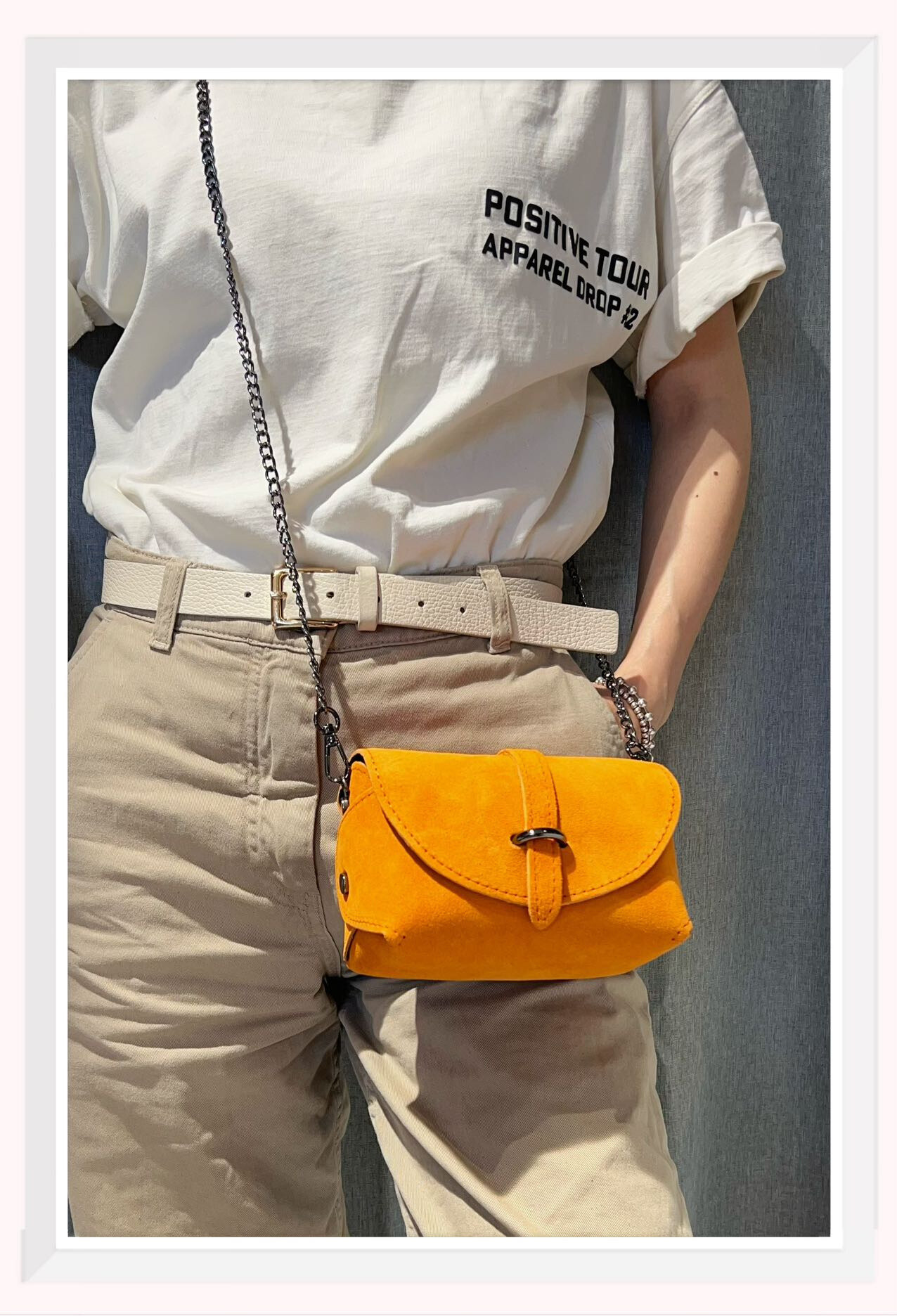 Wholesaler Z & Z - Small suede shoulder bag