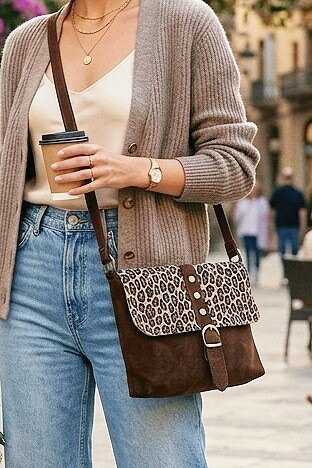 Wholesaler Z & Z - Suede shoulder bag