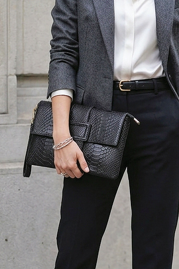 Wholesaler Z & Z - Genuine leather clutch bag