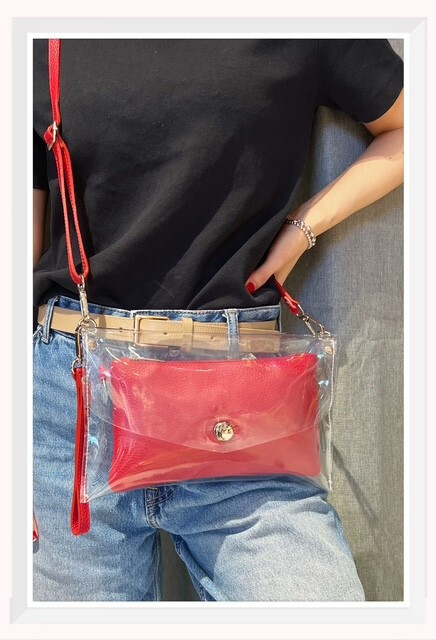 Grossiste Z & Z - Sac pochette en cuir et pvc
