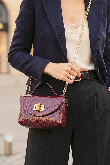 Wholesaler Z & Z - Croc-effect crossbody bag