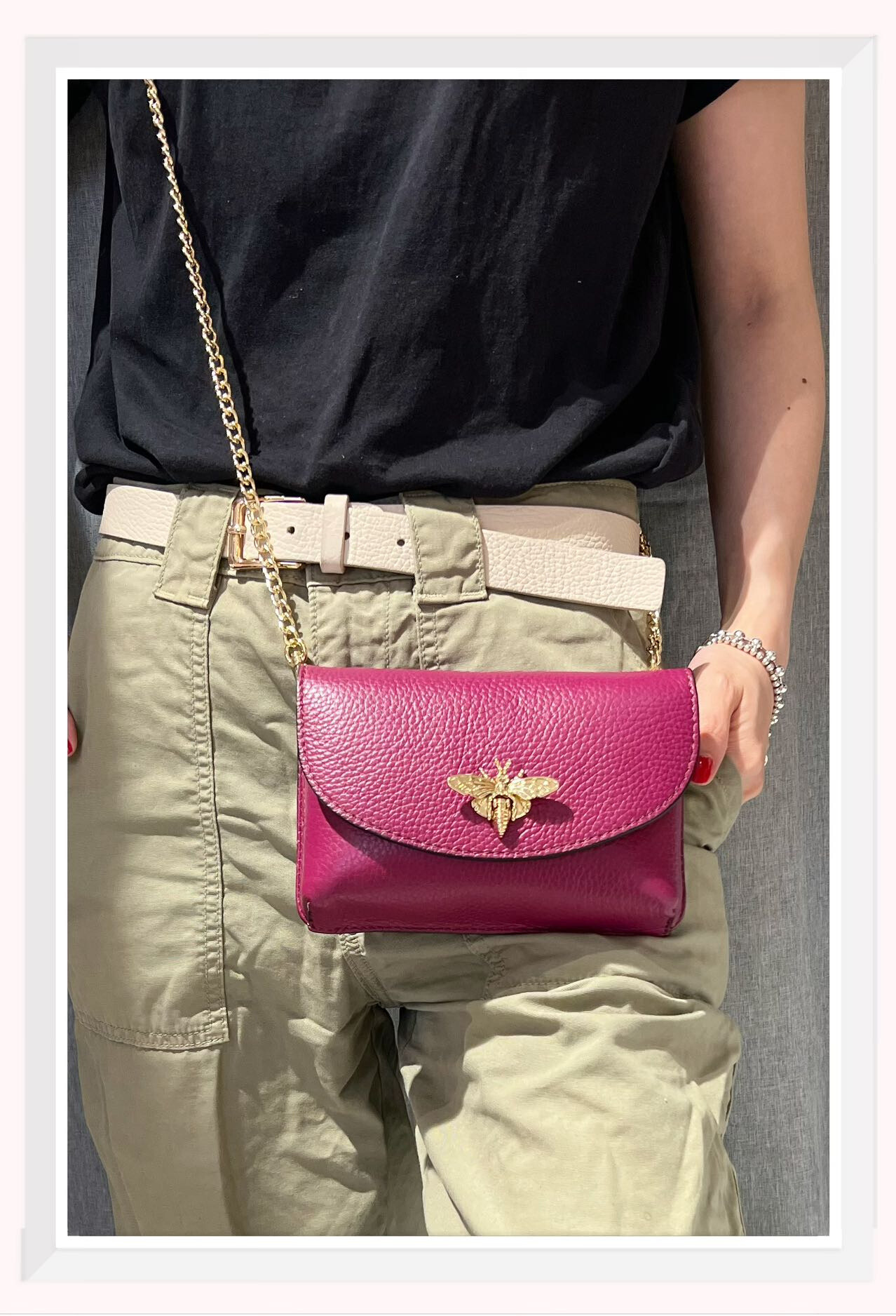 Wholesaler Z & Z - Small leather shoulder bag