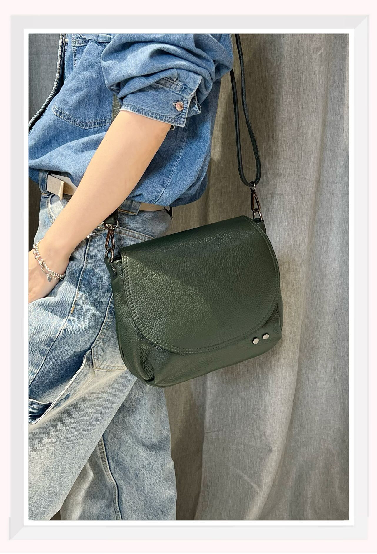 Grossiste Z & Z - Sac à bandoulière en cuir grainé
