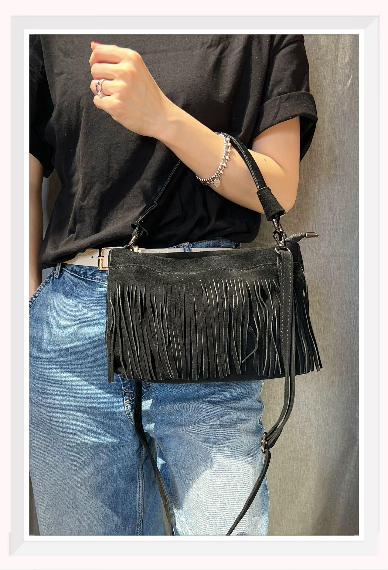 Wholesaler Z & Z - Suede fringe handbag