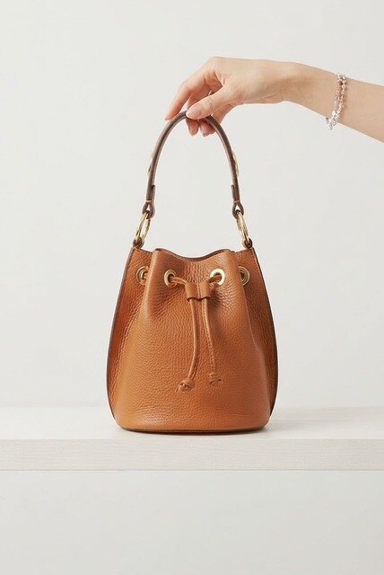 Wholesaler Z & Z - Leather drawstring bag