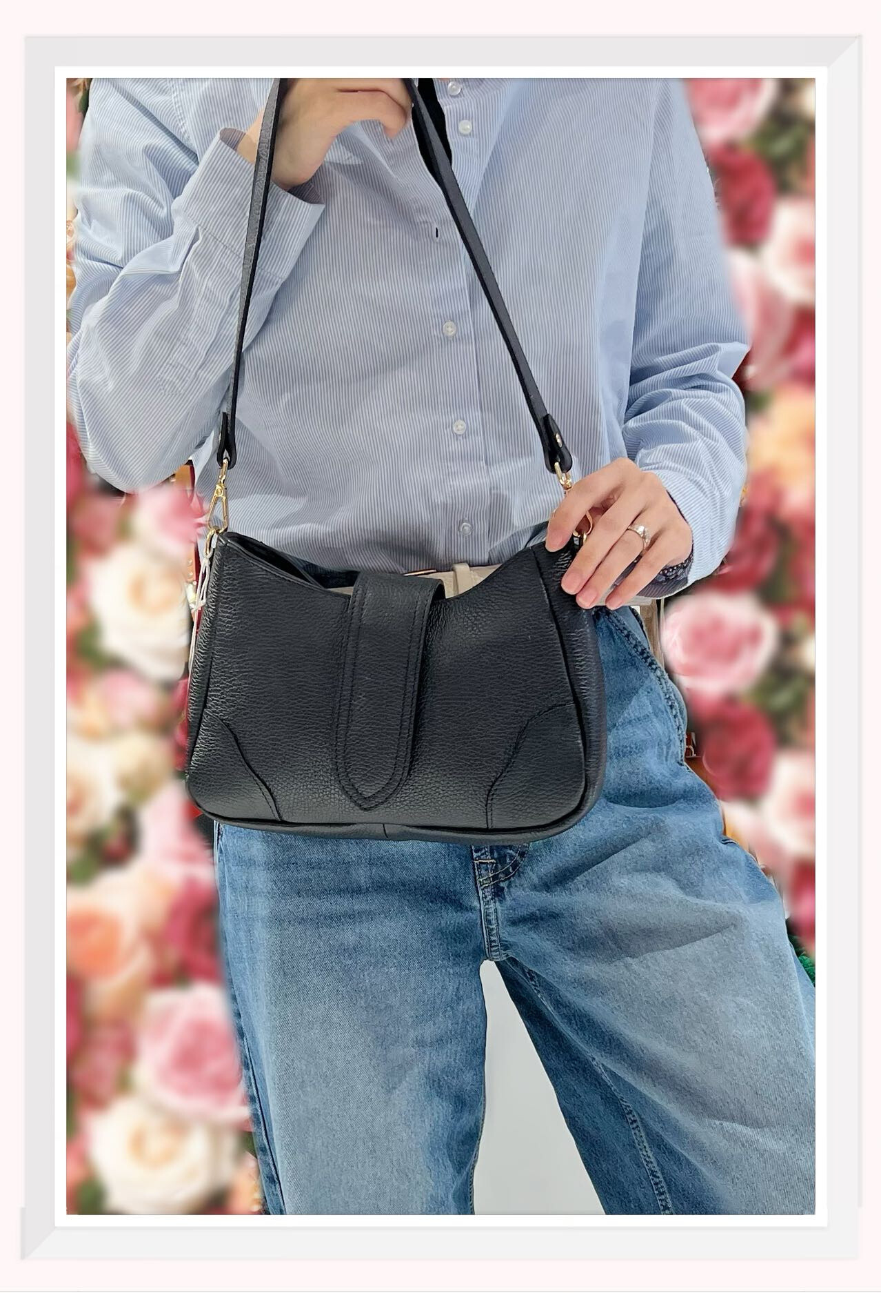 Wholesaler Z & Z - Grained cowhide shoulder bag