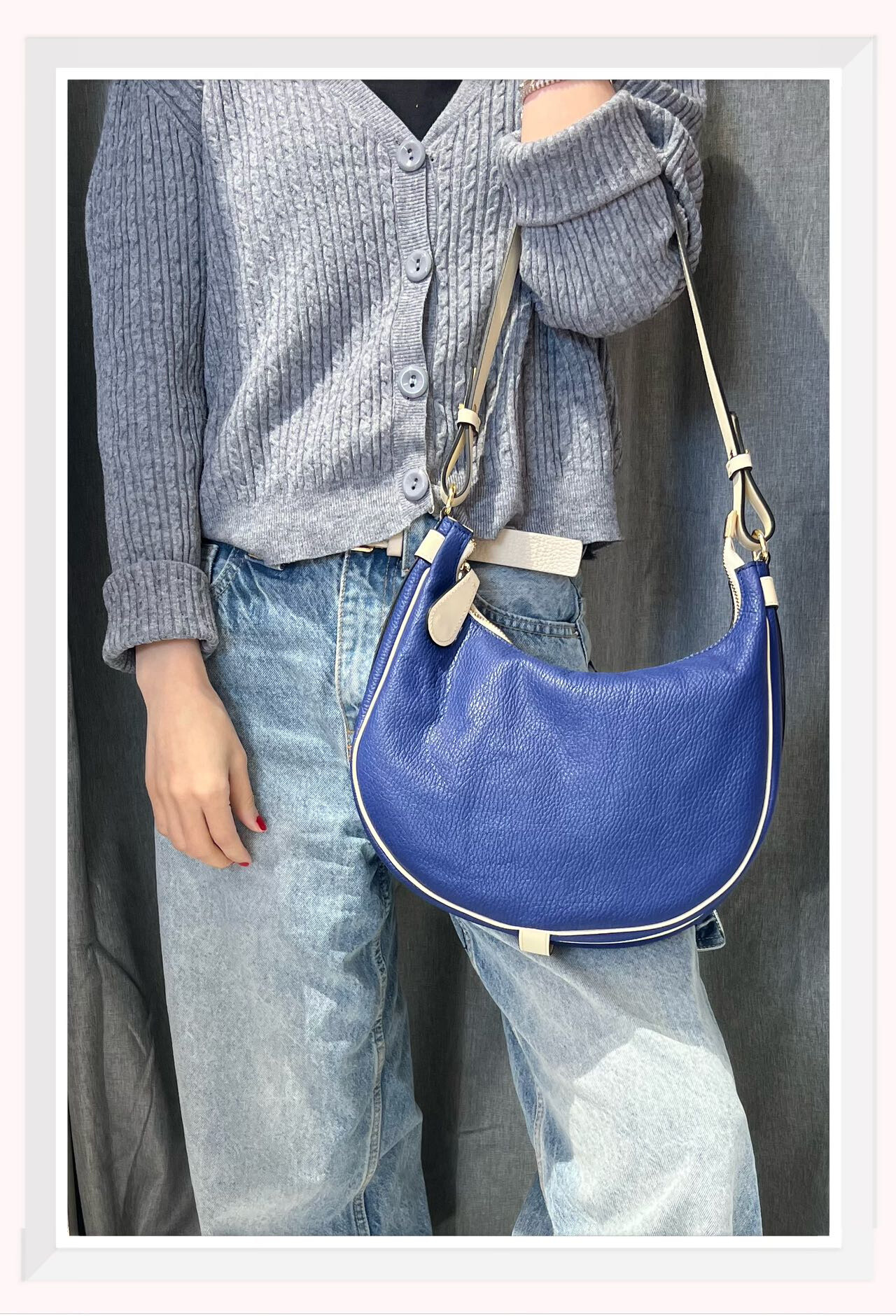 Wholesaler Z & Z - Ob-colored leather shoulder bag