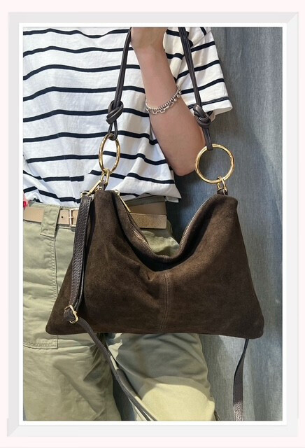 Wholesaler Z & Z - Suede shoulder bag