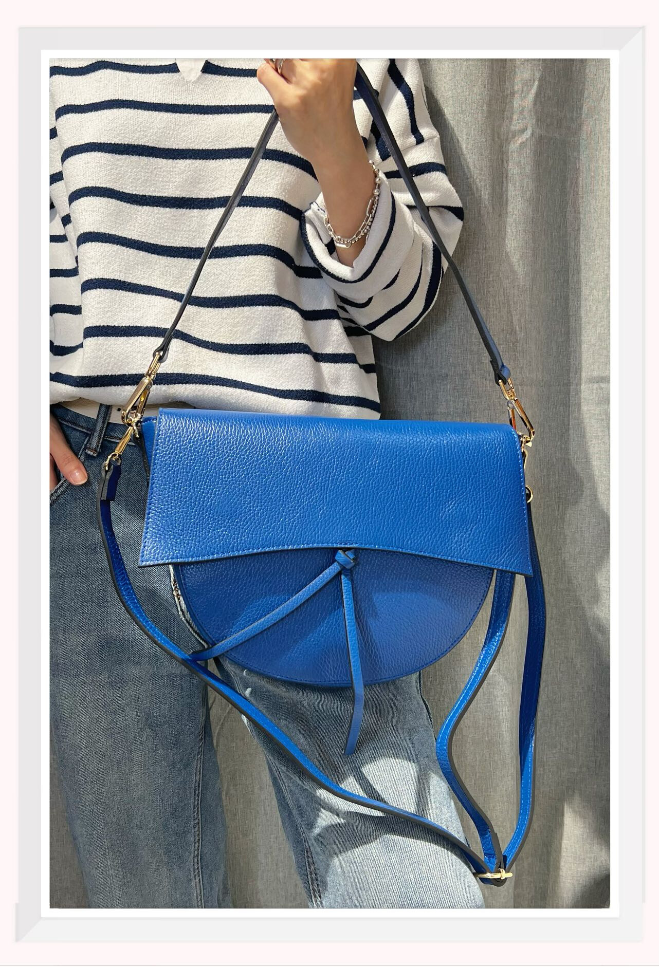 Wholesaler Z & Z - Grained leather shoulder bag