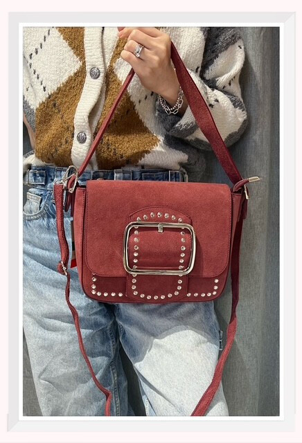 Wholesaler Z & Z - Suede shoulder bag