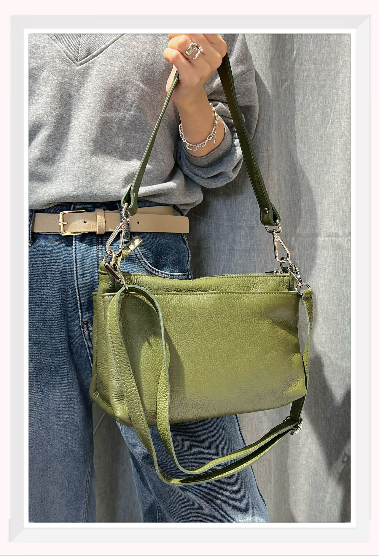 Grossiste Z & Z - Sac à l'épaule en cuir grainé