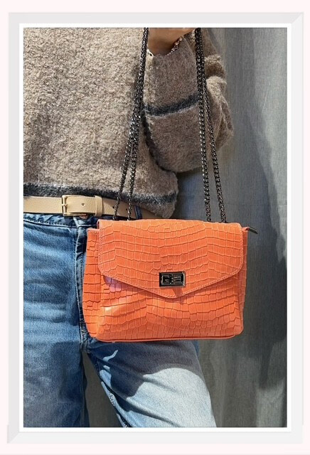 Grossiste Z & Z - Sac à l'épaule en cuir imprimé carreaux