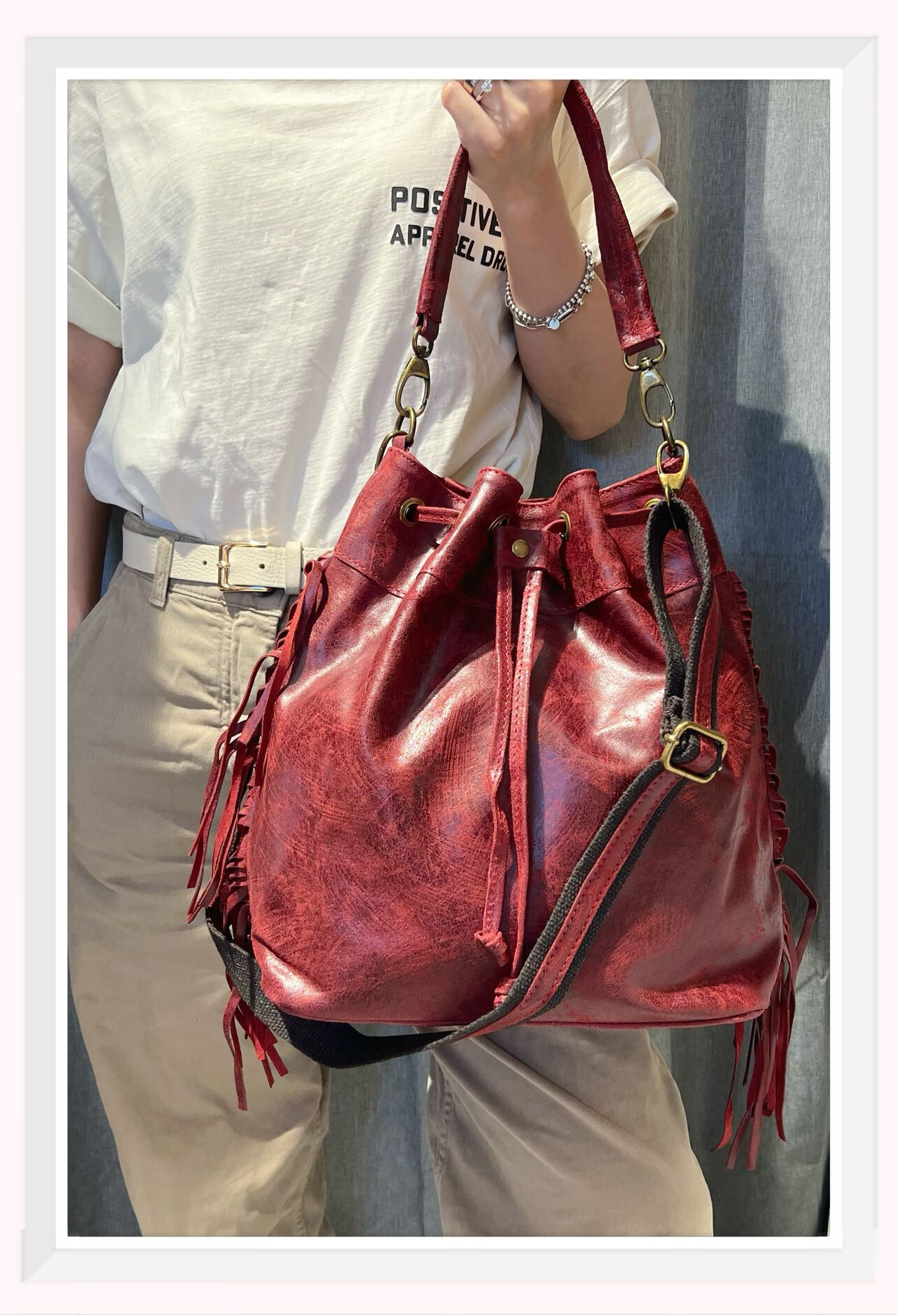 Grossiste Z & Z - Sac bourse en cuir effet vintage