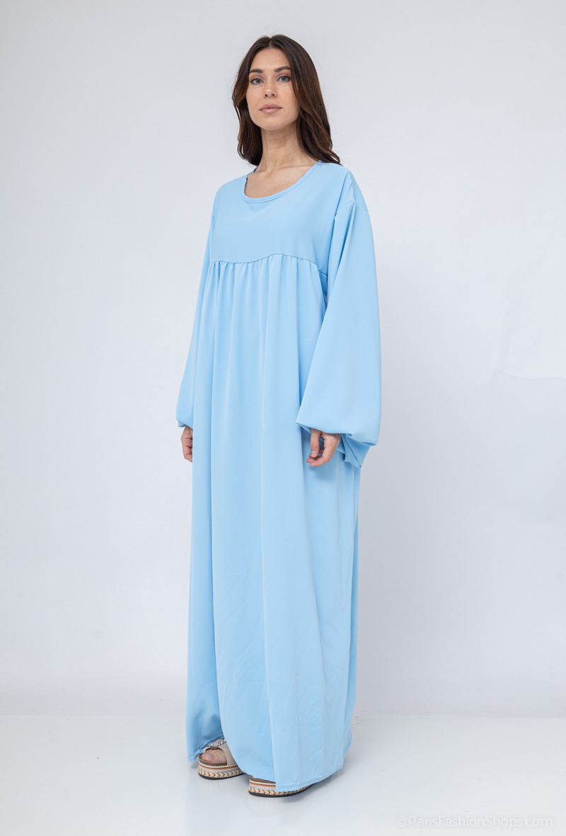 Wholesaler ZABULON 3 - Abaya dress with balloon sleeves