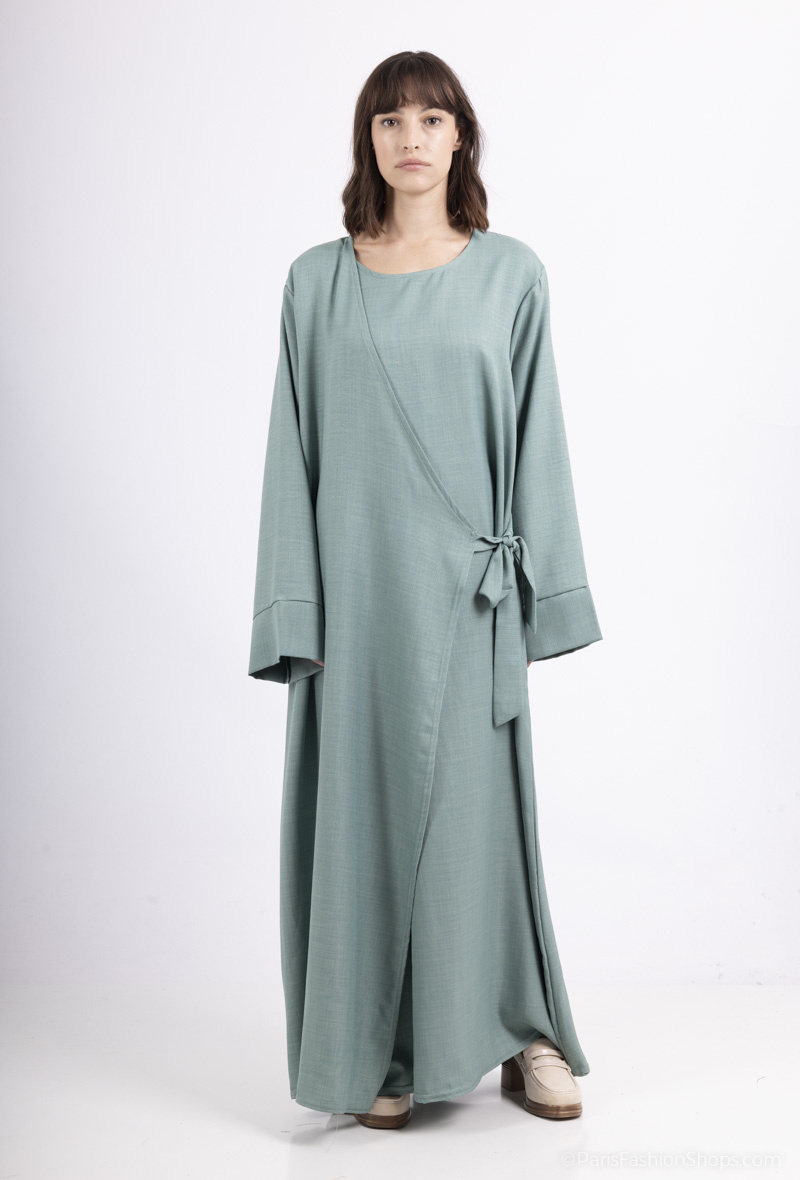 Wholesaler ZABULON 3 - Long dress with crossed lining