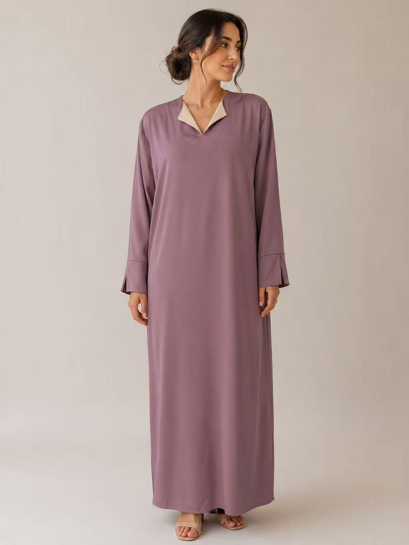 Grossista ZABULON 3 - Abaya in seta di Medina