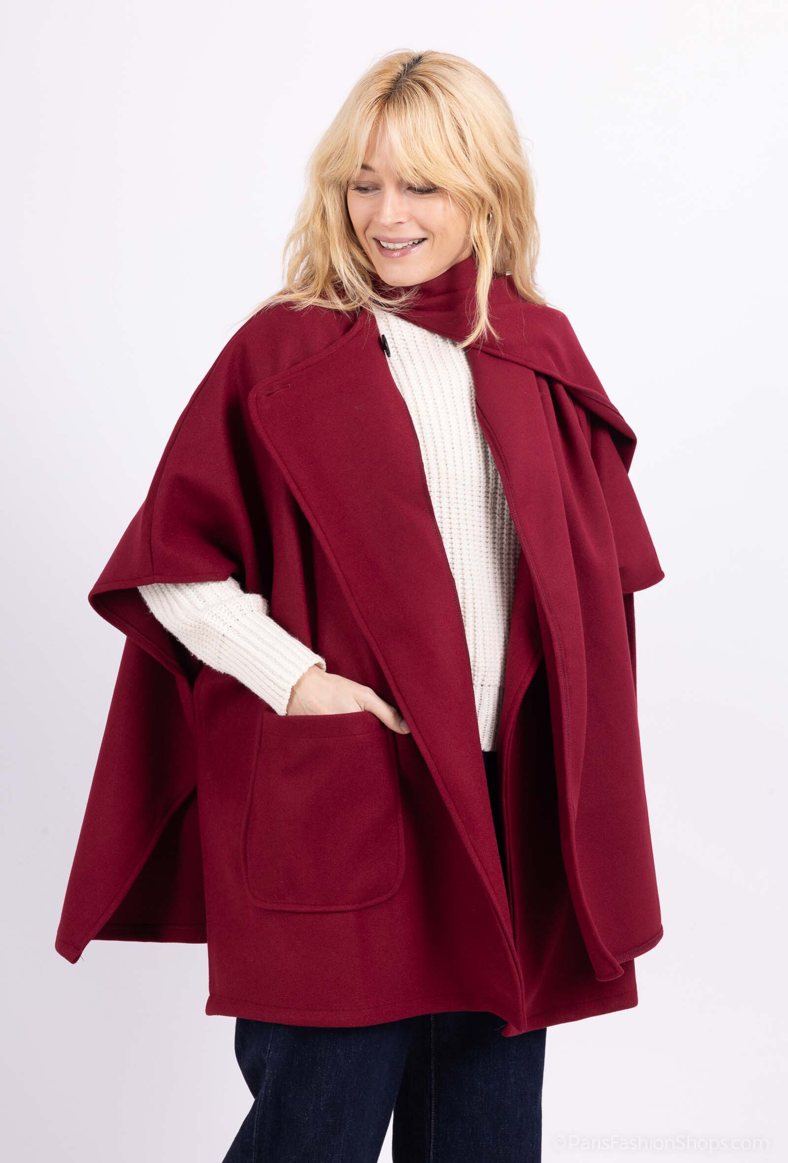 Wholesaler ZABULON 3 - Coat with a wool scarf
