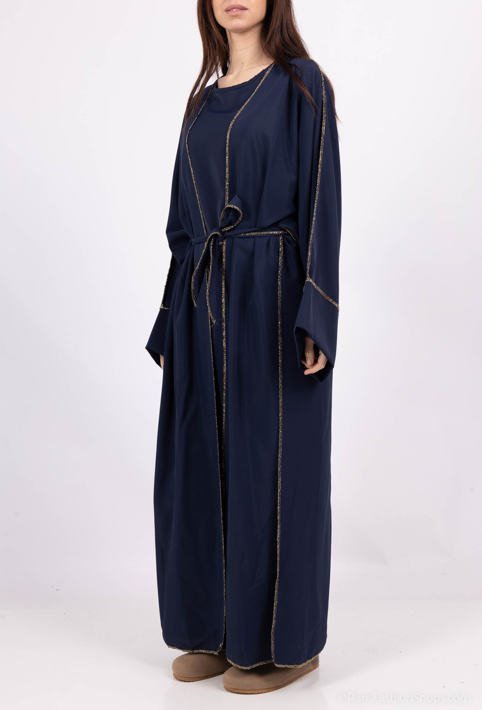 Wholesaler ZABULON 3 - Golden kimono set and a medina silk dress